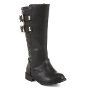 PIPER  TODDLER GIRLS' CINA RIDING BOOTS.  Size 6 BLACK nwt